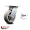 Service Caster 6 Inch Heavy Duty Thermoplastic Caster with Roller Bearing and Swivel Lock SCC SCC-35S620-TPRRD-BSL - alternate 2